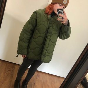 Vintage military jacket liner